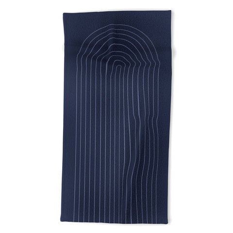 Colour Poems Minimalist Arch XIII Beach Towel