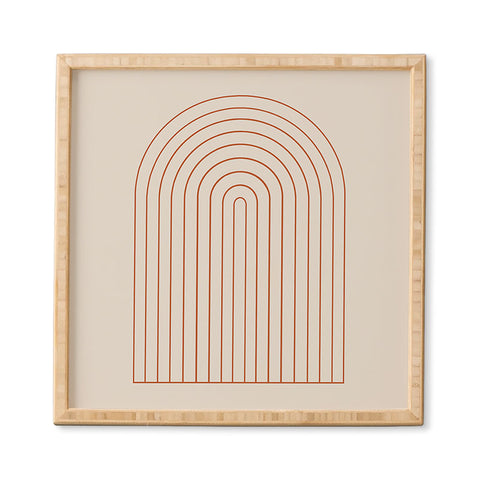 Colour Poems Minimalist Arch XV Framed Wall Art