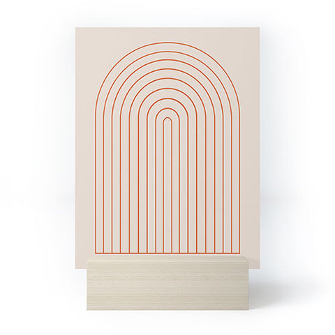 Colour Poems Minimalist Arch XV Mini Art Print