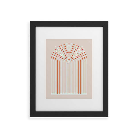 Colour Poems Minimalist Arch XV Framed Art Print