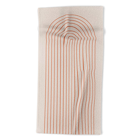 Colour Poems Minimalist Arch XV Beach Towel