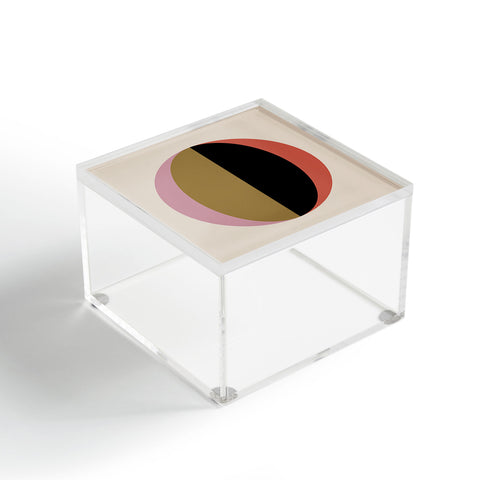 Colour Poems Mod Circle Abstract Acrylic Box