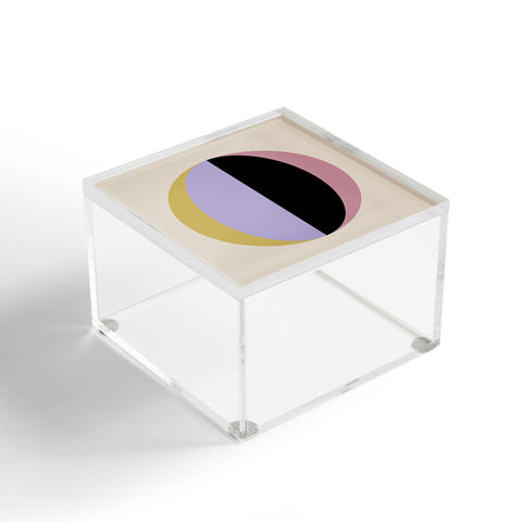 Colour Poems Mod Circle Abstract II Acrylic Box