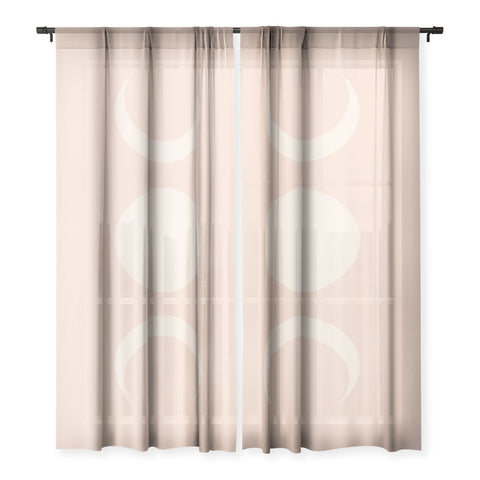 Colour Poems Moon Minimalism Ethereal Light Sheer Non Repeat