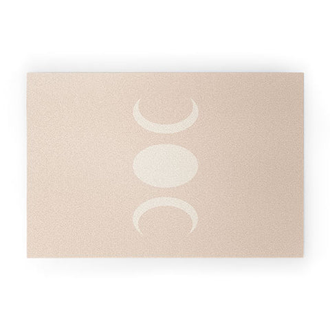 Colour Poems Moon Minimalism Ethereal Light Welcome Mat