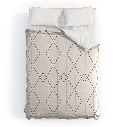 Colour Poems Moroccan Minimalist I Comforter