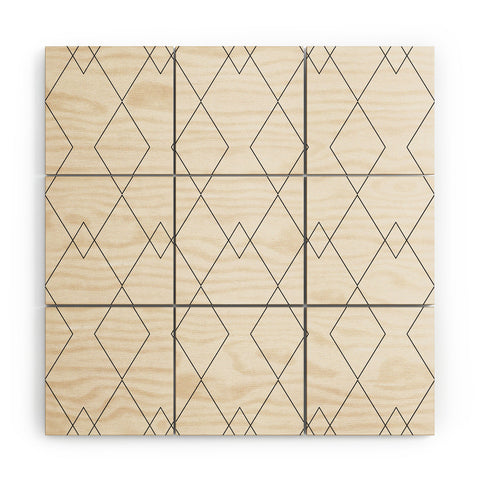 Colour Poems Moroccan Minimalist I Wood Wall Mural