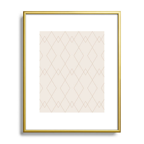 Colour Poems Moroccan Minimalist XI Metal Framed Art Print