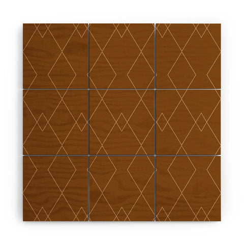 Colour Poems Moroccan Minimalist XIV Wood Wall Mural