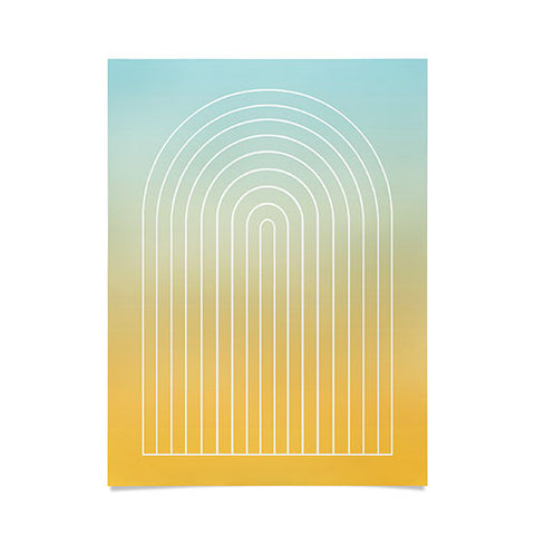 Colour Poems Ombre Arch II Poster