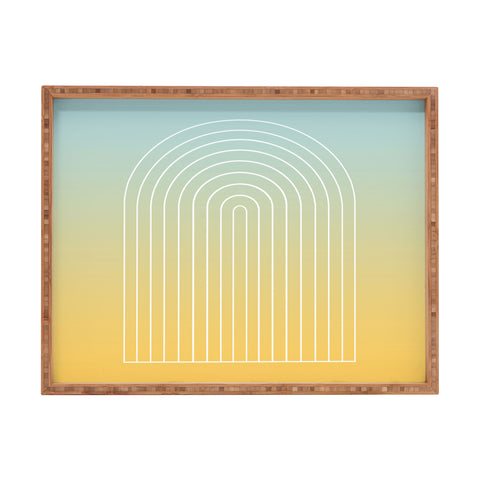 Colour Poems Ombre Arch II Rectangular Tray