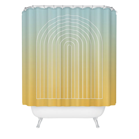 Colour Poems Ombre Arch II Shower Curtain