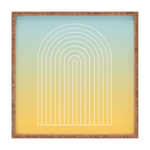 Colour Poems Ombre Arch II Square Tray
