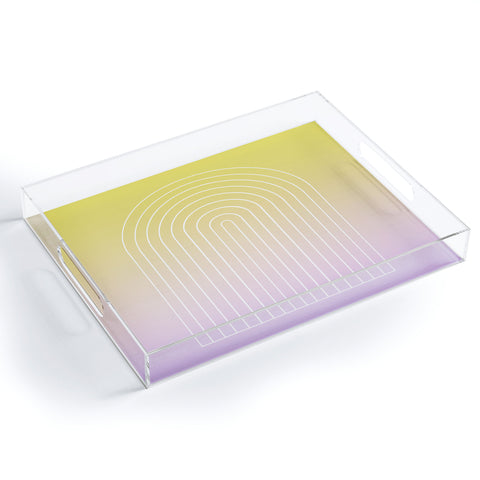 Colour Poems Ombre Arch IV Acrylic Tray
