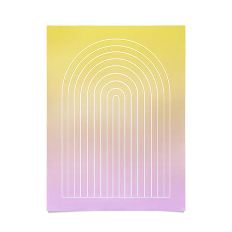 Colour Poems Ombre Arch IV Poster