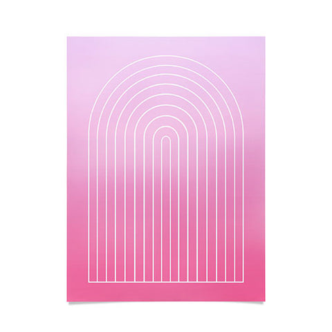 Colour Poems Ombre Arch V Poster