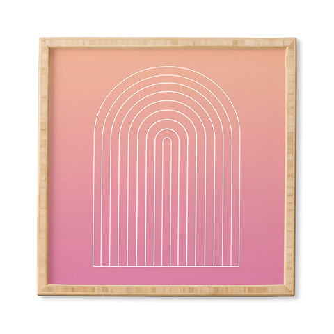 Colour Poems Ombre Arch VII Framed Wall Art