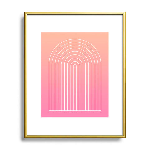 Colour Poems Ombre Arch VII Metal Framed Art Print