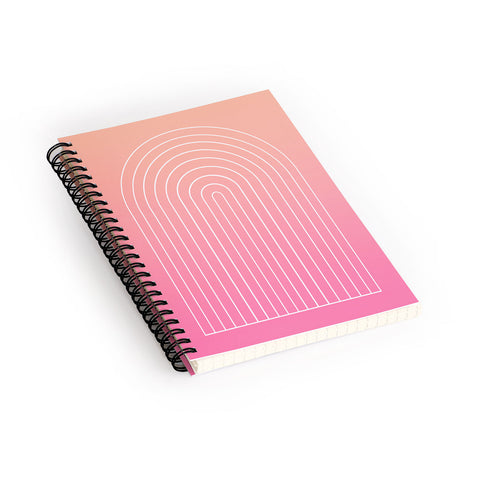 Colour Poems Ombre Arch VII Spiral Notebook