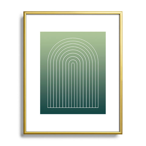 Colour Poems Ombre Arch XIII Metal Framed Art Print