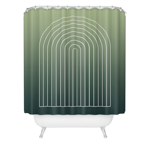 Colour Poems Ombre Arch XIII Shower Curtain
