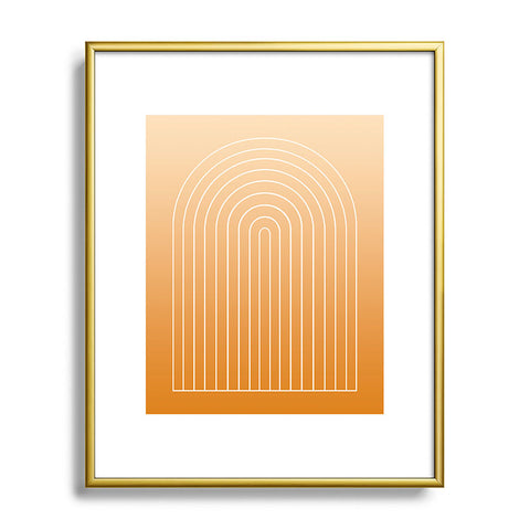 Colour Poems Ombre Arch XV Metal Framed Art Print