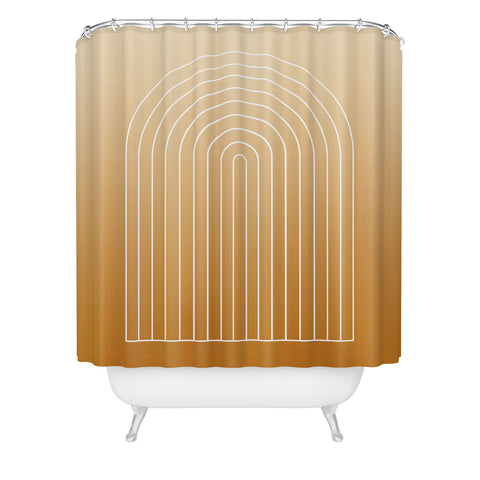 Colour Poems Ombre Arch XV Shower Curtain