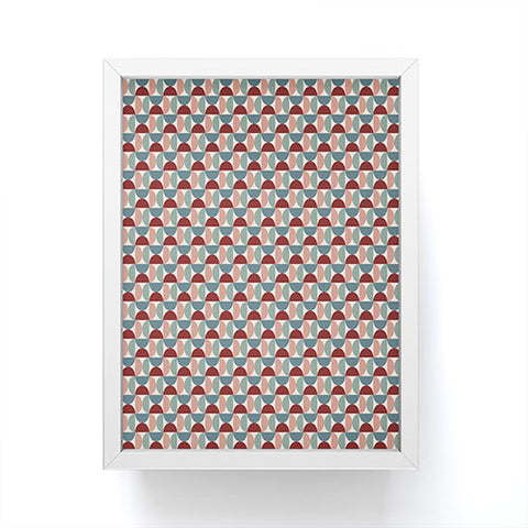 Colour Poems Patterned Geometric Shape I Framed Mini Art Print