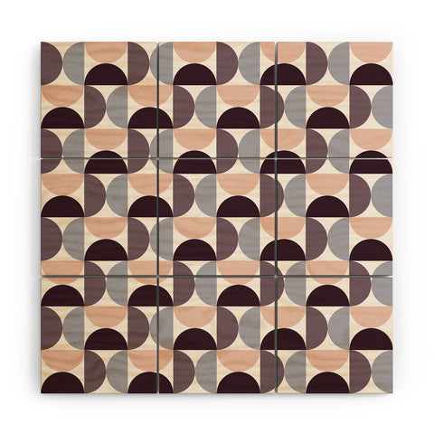 Colour Poems Patterned Geometric Shapes CCI Wood Wall Mural