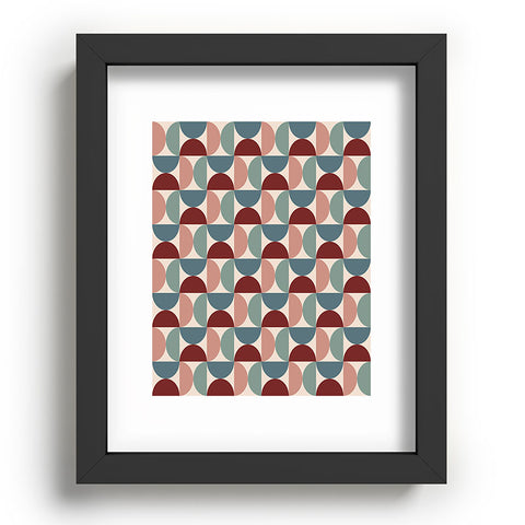 Colour Poems Patterned Geometric Shapes CCX Recessed Framing Rectangle