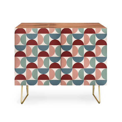 Colour Poems Patterned Geometric Shapes CCX Credenza
