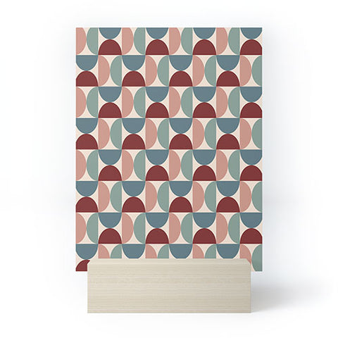 Colour Poems Patterned Geometric Shapes CCX Mini Art Print