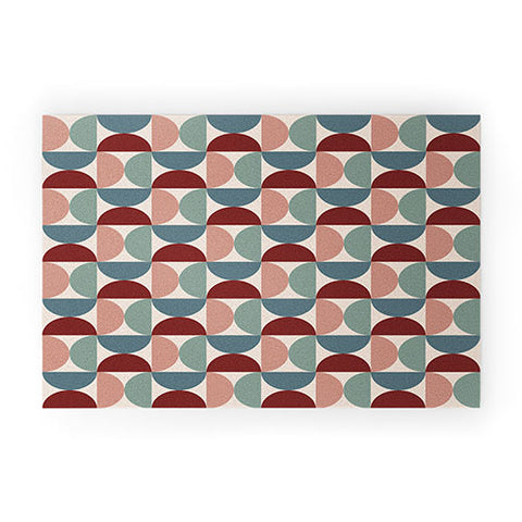 Colour Poems Patterned Geometric Shapes CCX Welcome Mat