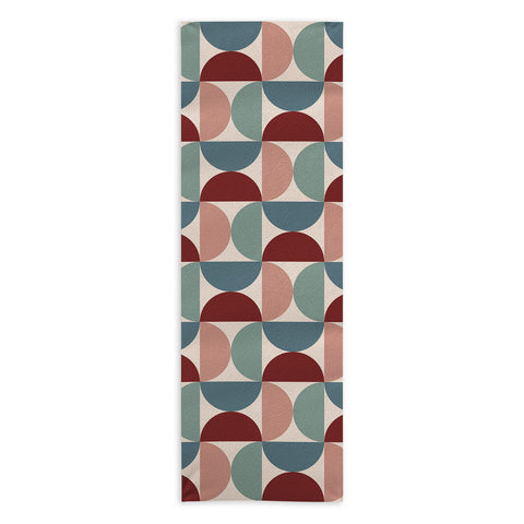 Colour Poems Patterned Geometric Shapes CCX Yoga Towel