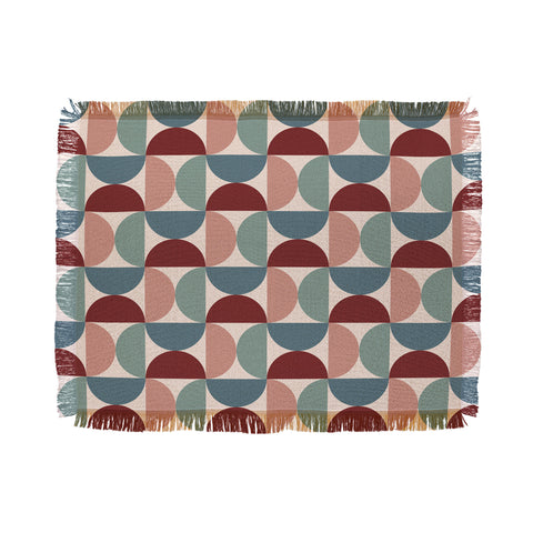 Colour Poems Patterned Geometric Shapes CCX Throw Blanket