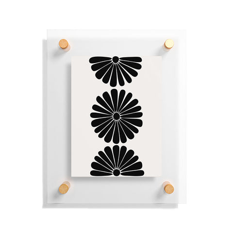 Colour Poems Retro Daisy I Floating Acrylic Print