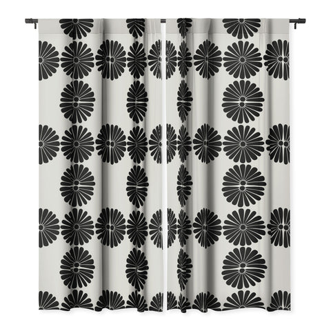 Colour Poems Retro Daisy I Blackout Window Curtain