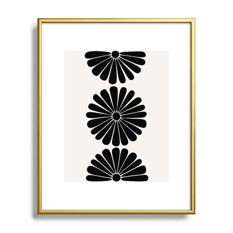 Colour Poems Retro Daisy I Metal Framed Art Print