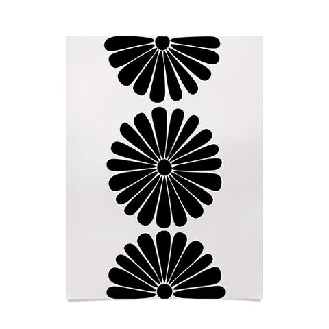 Colour Poems Retro Daisy I Poster