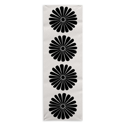 Colour Poems Retro Daisy I Yoga Towel