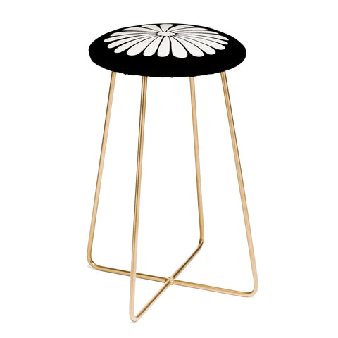Colour Poems Retro Daisy II Counter Stool