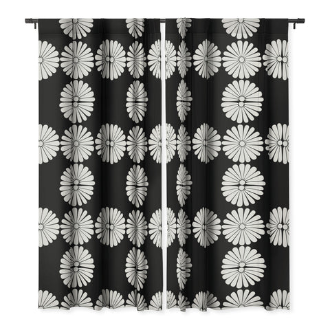 Colour Poems Retro Daisy II Blackout Window Curtain
