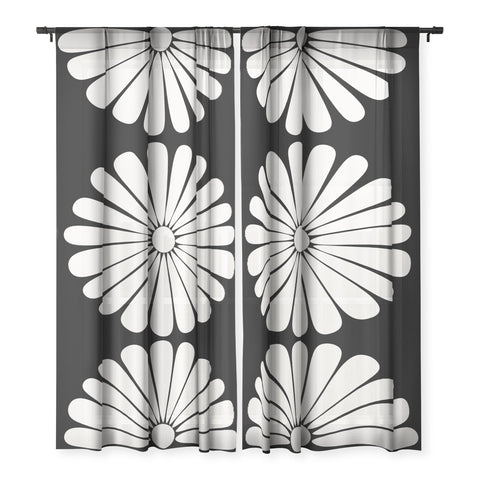 Colour Poems Retro Daisy II Sheer Non Repeat