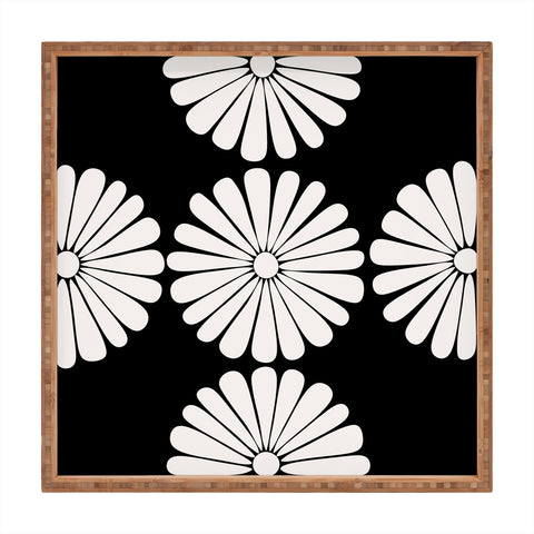 Colour Poems Retro Daisy II Square Tray
