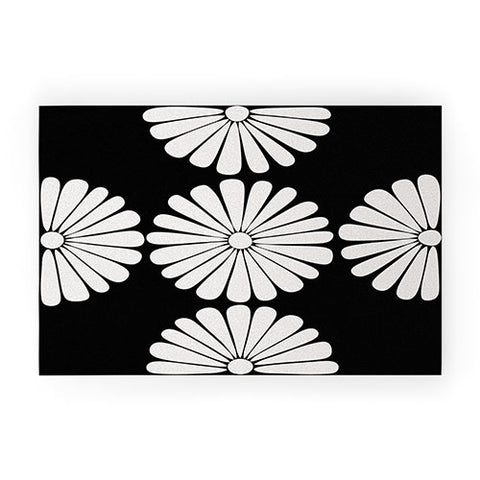 Colour Poems Retro Daisy II Welcome Mat