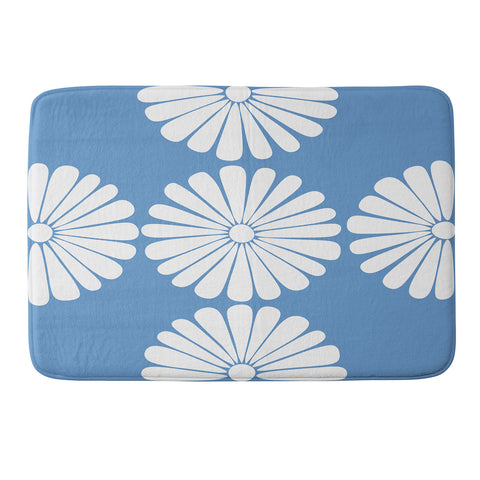 Colour Poems Retro Daisy XII Memory Foam Bath Mat