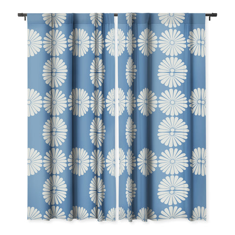 Colour Poems Retro Daisy XII Blackout Window Curtain
