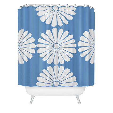 Colour Poems Retro Daisy XII Shower Curtain