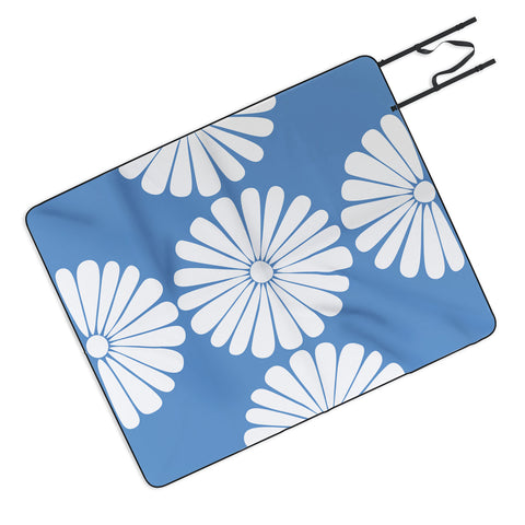 Colour Poems Retro Daisy XII Picnic Blanket