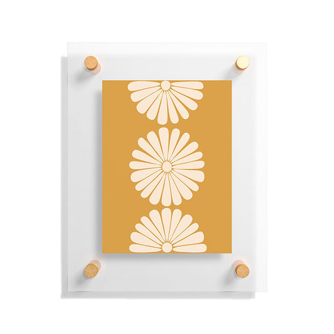 Colour Poems Retro Daisy XIX Floating Acrylic Print